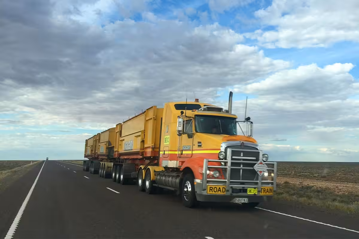 yellow truck