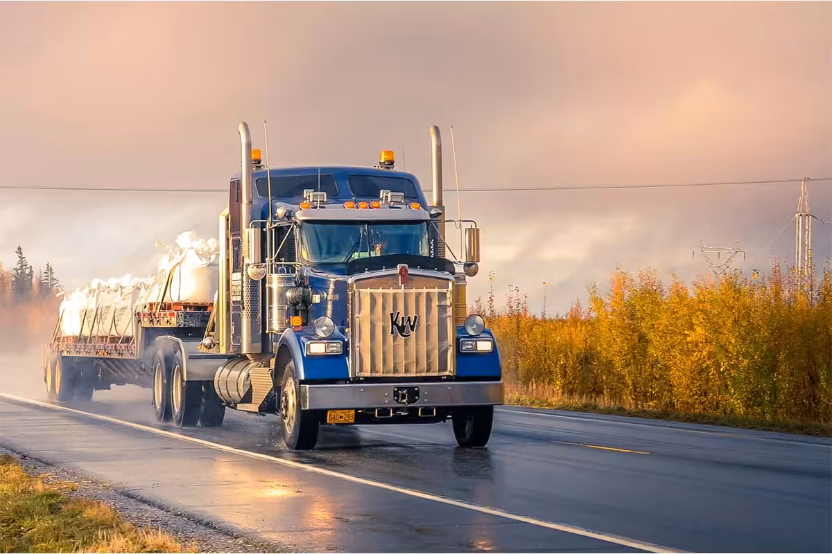 Blue truck