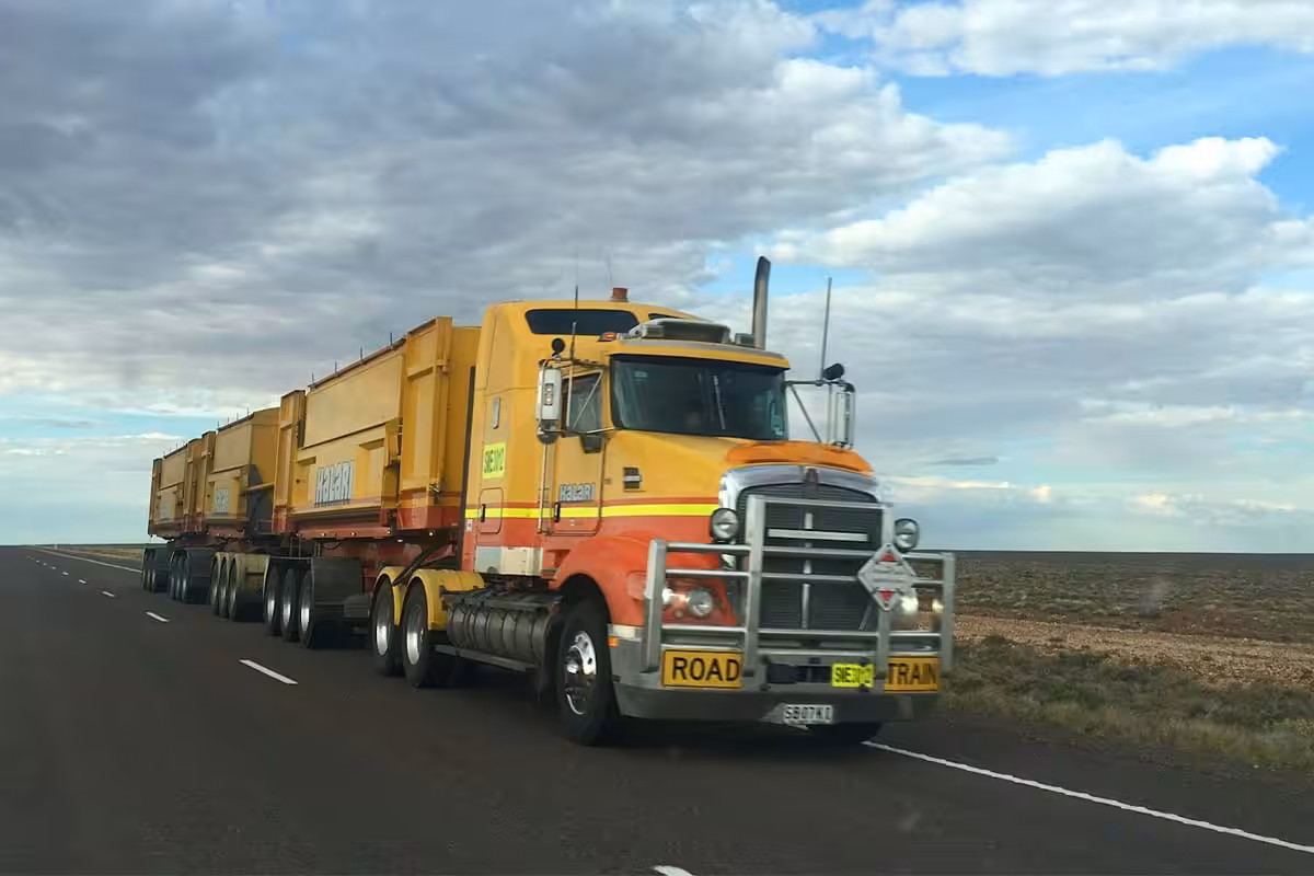 yellow truck